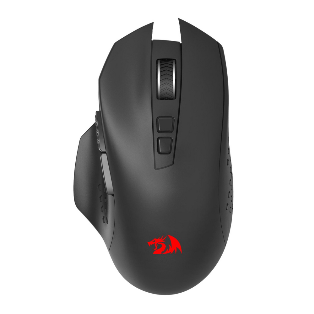 Mouse gamer Redragon Gainer M656-WL inalámbrico, USB-C, 4000 DPI, 7 botones, iluminación RGB, negro