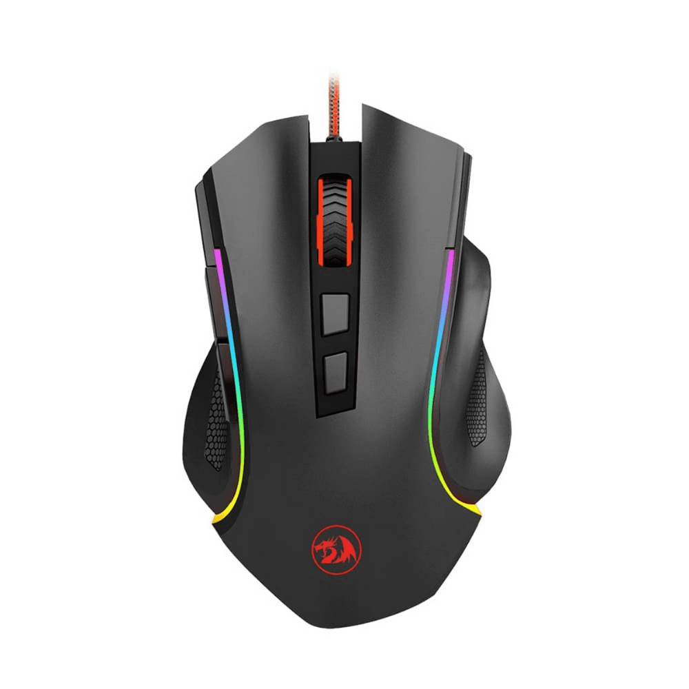 Mouse Redragon Gamer Griffin M607, RGB, 7200 DPI, alámbrico, 7 botones, negro