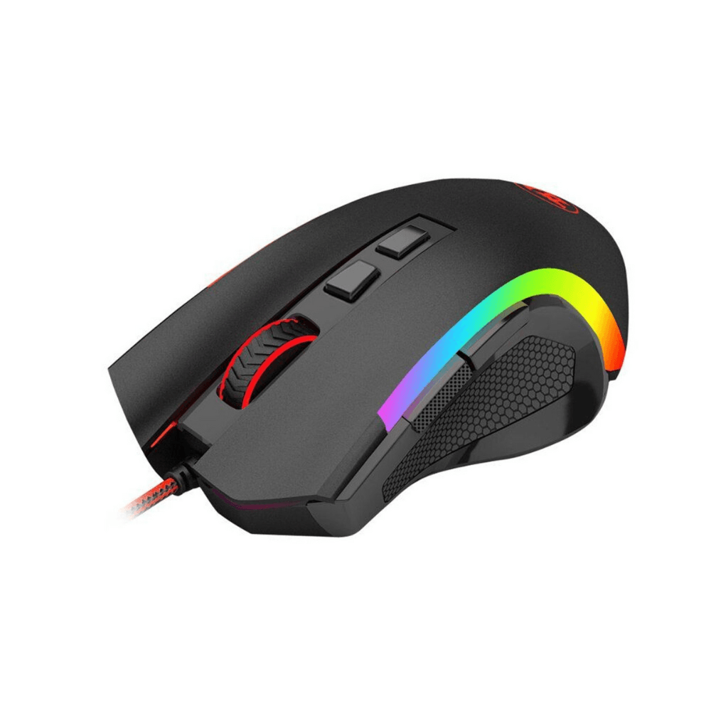 Imagen 2 del producto Mouse Redragon Gamer Griffin M607, RGB, 7200 DPI, alámbrico, 7 botones, negro