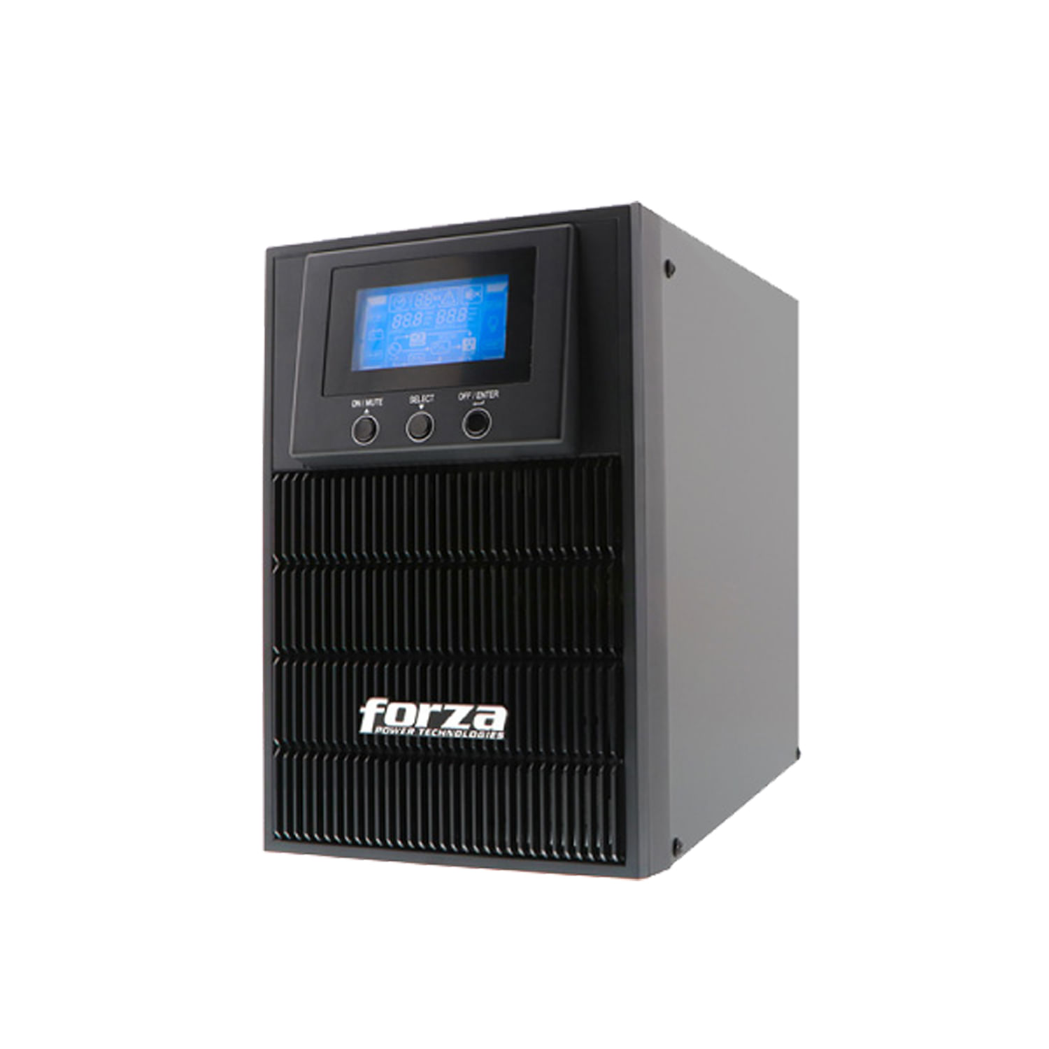 Imagen 1 del producto UPS Forza On-Line FDC-2002T, 2000VA, 1800W, onda senoidal pura, pantalla LCD