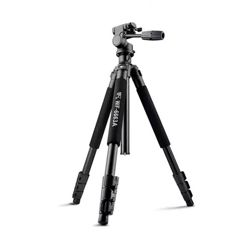 Trípode Weifeng, aluminio, carga máx. de trípode 5 kg, negro - WF-6663A