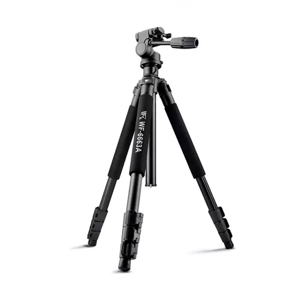 Trípode Weifeng, aluminio, carga máx. de trípode 5 kg, negro - WF-6663A