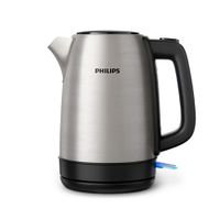 Hervidor eléctrico Philips HD9350 2200w, 1.7 litros, acero inoxidable, plateado