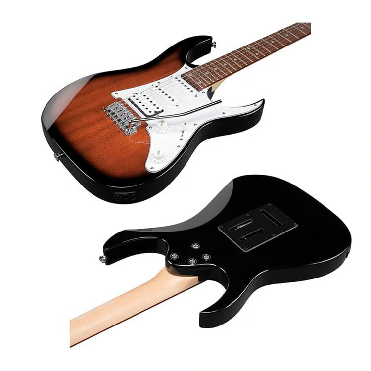 Imagen 2 del producto Guitarra eléctrica Gio GRG140 sunburst, hardware cromado + Marshall 10W