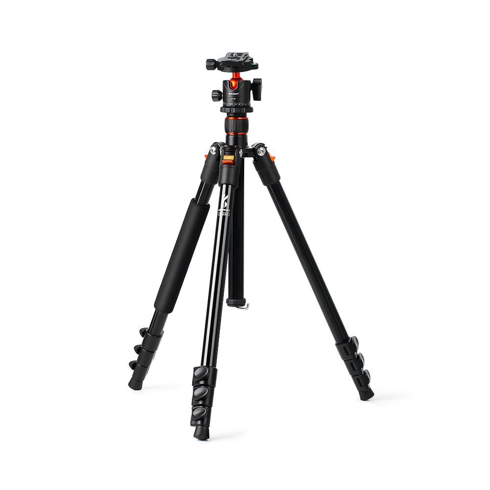 Imagen 1 del producto Trípode, K&F Concept, liviano para cámara DSLR, rótula de bola, alta capacidad de carga, negro