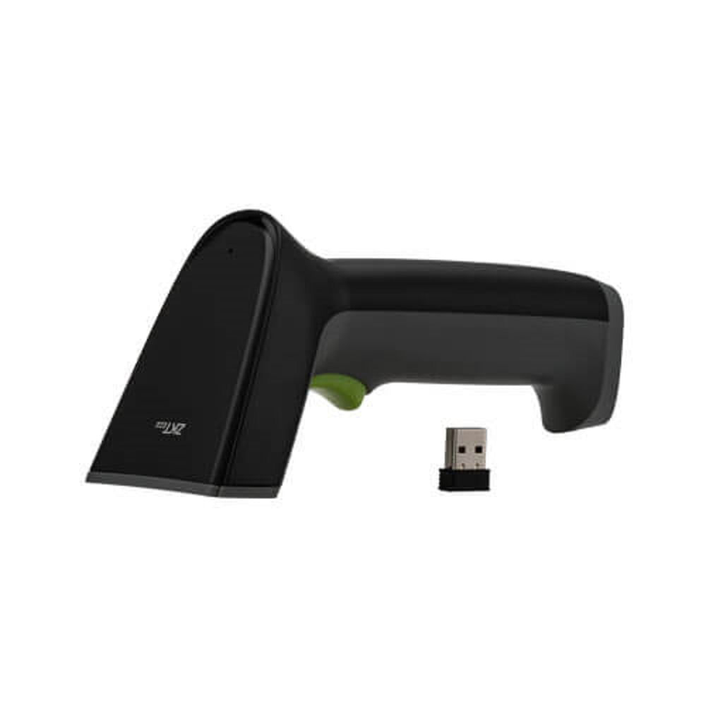 Imagen 2 del producto Lector pistola escáner de códigos de barras Zkteco ZKB202S 1D/2D inalámbrico, conectividad bluetooth y 2.4GHz, negro