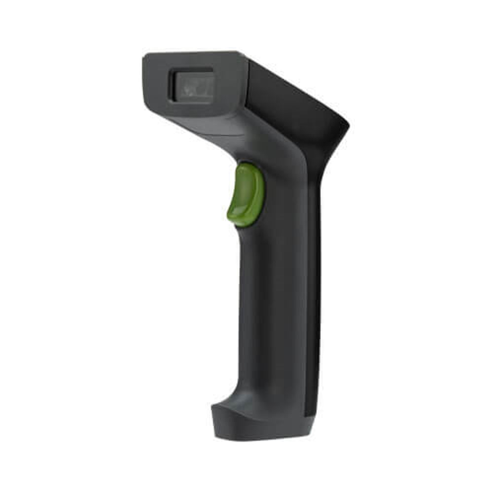 Lector pistola escáner de códigos de barras Zkteco ZKB202S 1D/2D inalámbrico, conectividad bluetooth y 2.4GHz, negro