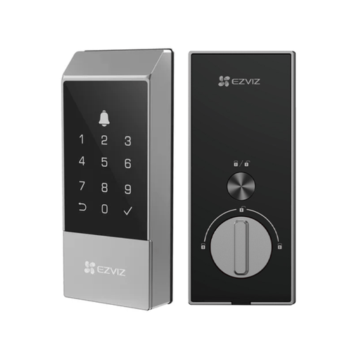Cerradura inteligente Ezviz DL04 Desbloqueo Remoto Bateria IP54 - Negro