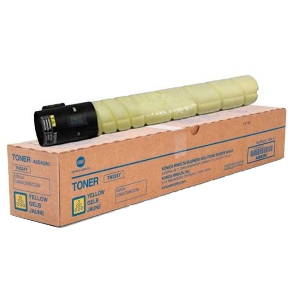 Imagen 1 del producto Tóner Konica Minolta, TN-324Y, impresión precisa, 26,000 páginas, amarillo