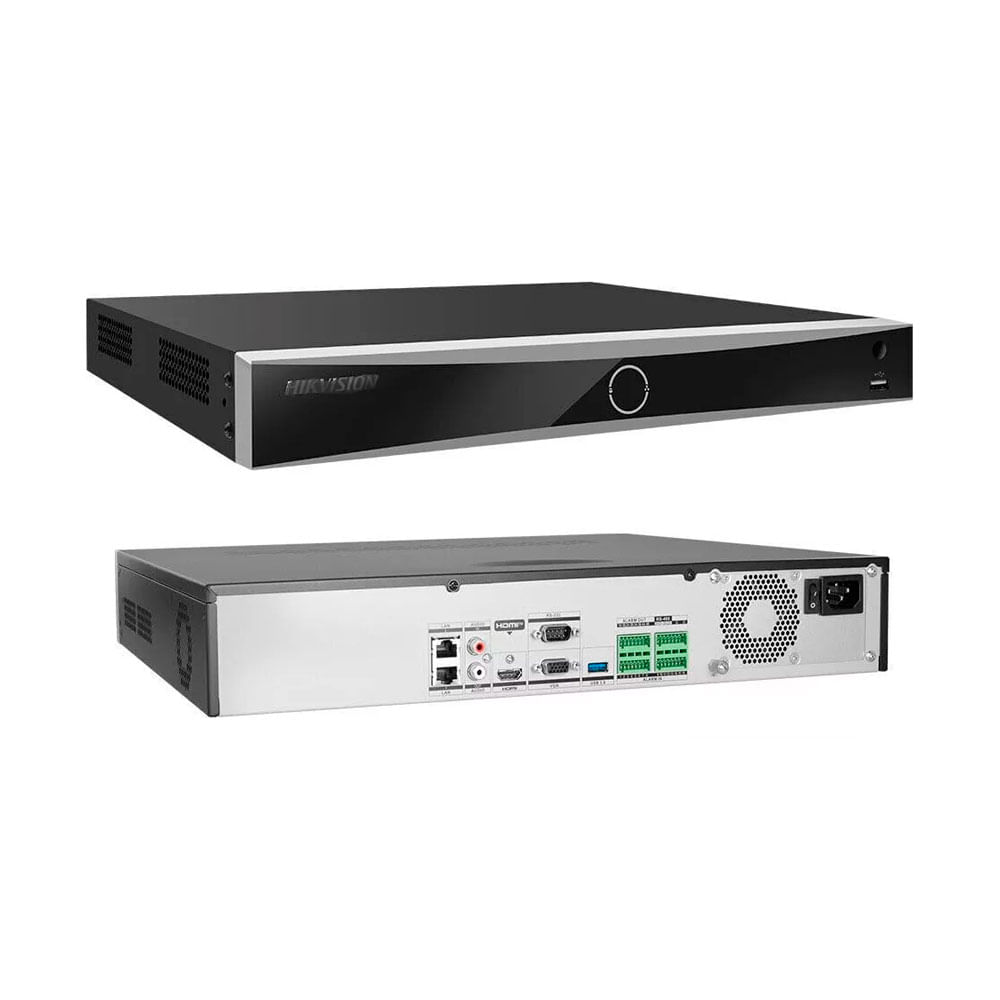 Imagen 2 del producto NVR 32 Canales Hikvision HK-DS7732NXI-K4, 4 Sata, 10MP, 4K, salida HDMI/VGA, negro