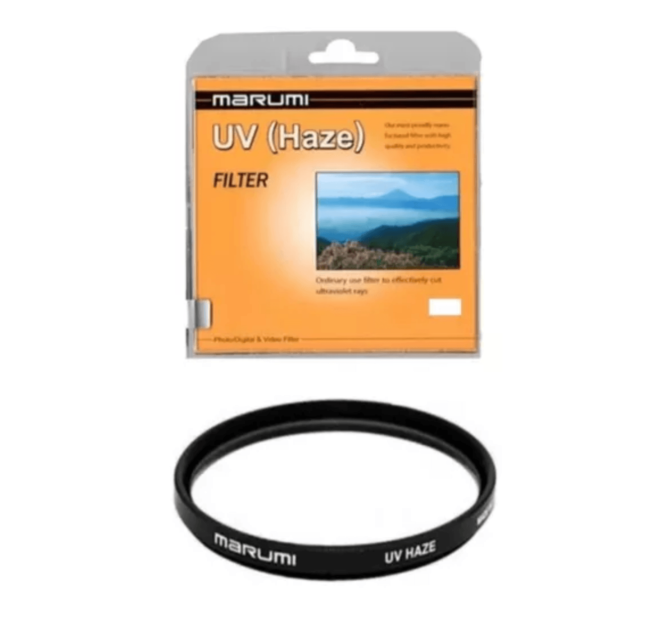 Imagen 2 del producto Filtro de Protección UV HAZE 37mm (N) Marumi, realza la nitidez, protege tu lente para fotografías, negro