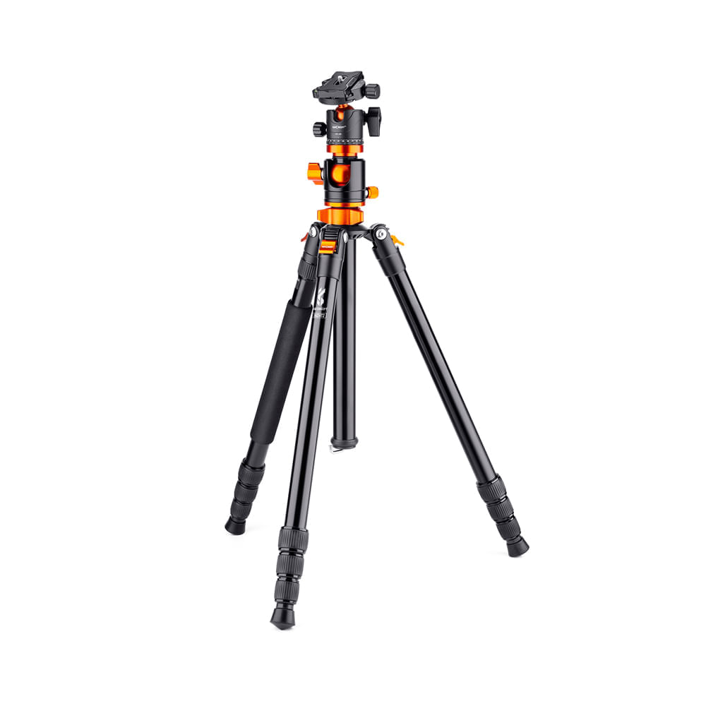 Trípode multifuncional con Monopié, cabezal de bola KF-28, alta estabilidad, versatilidad, negro