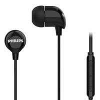 Audífonos in ear con micrófono Philips TAE2146 conector USB Tipo C, largo de cable 1.2 m, negro