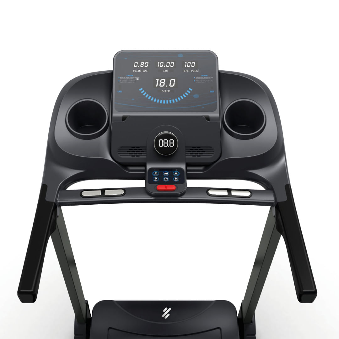Imagen 2 del producto Trotadora eléctrica E510 elite, plegable, motor 2 HP, velocidad 16 KM/H, inclinación 15°, compatible con Zwift, Kinomap