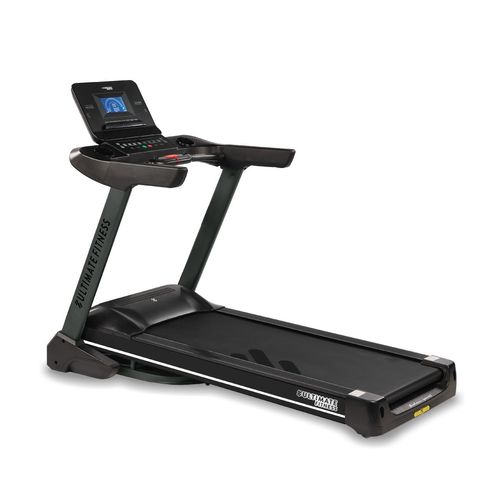 Trotadora eléctrica E650 elite 2.0, motor 3.5 HP, velocidad 20 KM/H, inclinación 15%, plegado hidráulico, ZWIFT y KINOMAP, negro