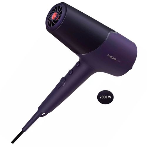 Secadora de cabello Philips BHD514 2300W, 2 velocidades, 3 temperaturas, morado