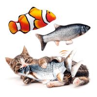 Juguete Anavapets pescado, con movimiento, recargable, para gatos