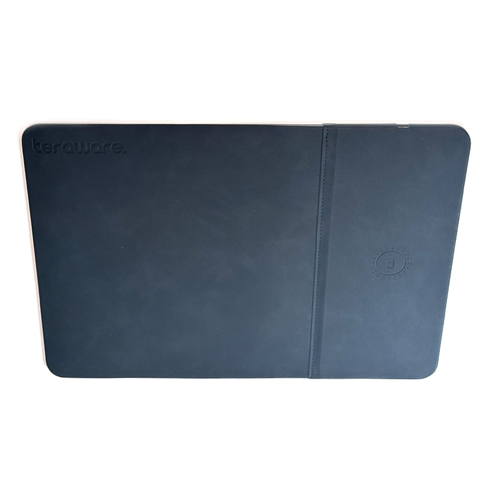 MousePad Coolbox Teraware 22 x 30 cm carga inalámbrica, 15W USB-C, negro