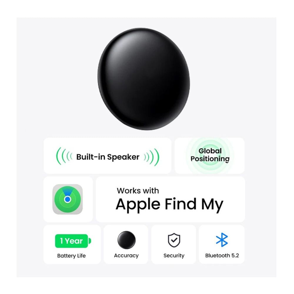 Imagen 2 del producto Localizador GPS iTag, bluetooth, compatible con iPhone, batería de larga duración, blanco