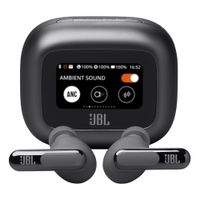 Audífonos bluetooth True Wireless JBL Live Beam 3 cancelación activa de ruido, resistencia IP55, duración máx. 48 horas con estuche de carga, negro