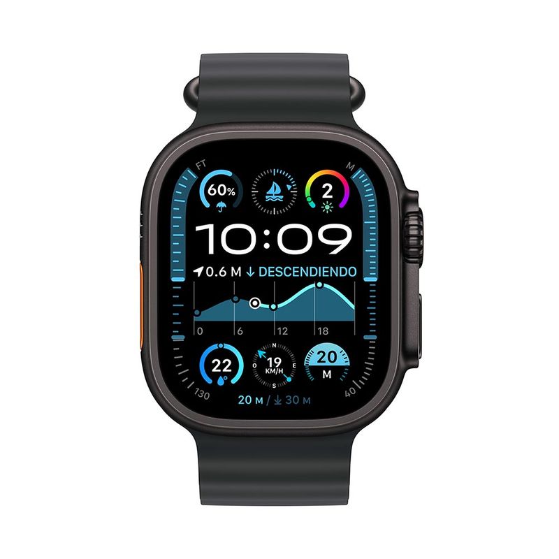 Imagen 2 del producto Apple Watch Ultra 2 pantalla 1.92""/Retina LTPO OLED, GPS + celular, caja de titanio 49mm, watchOS, titanium