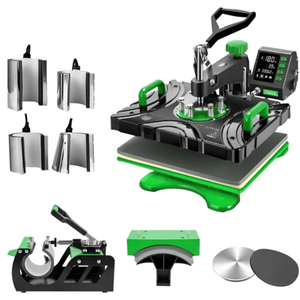 Imagen 2 del producto Maquina multifuncional de sublimación Freesub  P8100, 8 en 1, 29 x 38, verde
