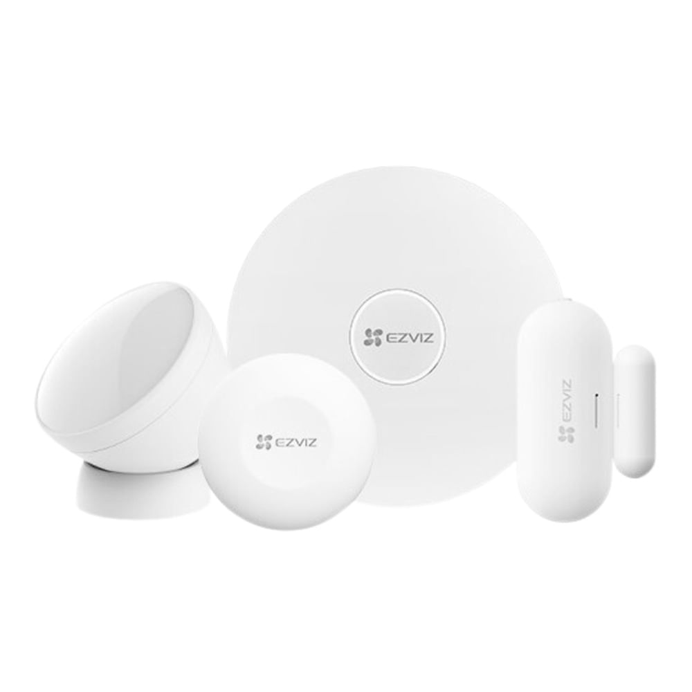 Kit de sensores de alarma contra intrusos, alcance 7 metros, blanco - Ezviz