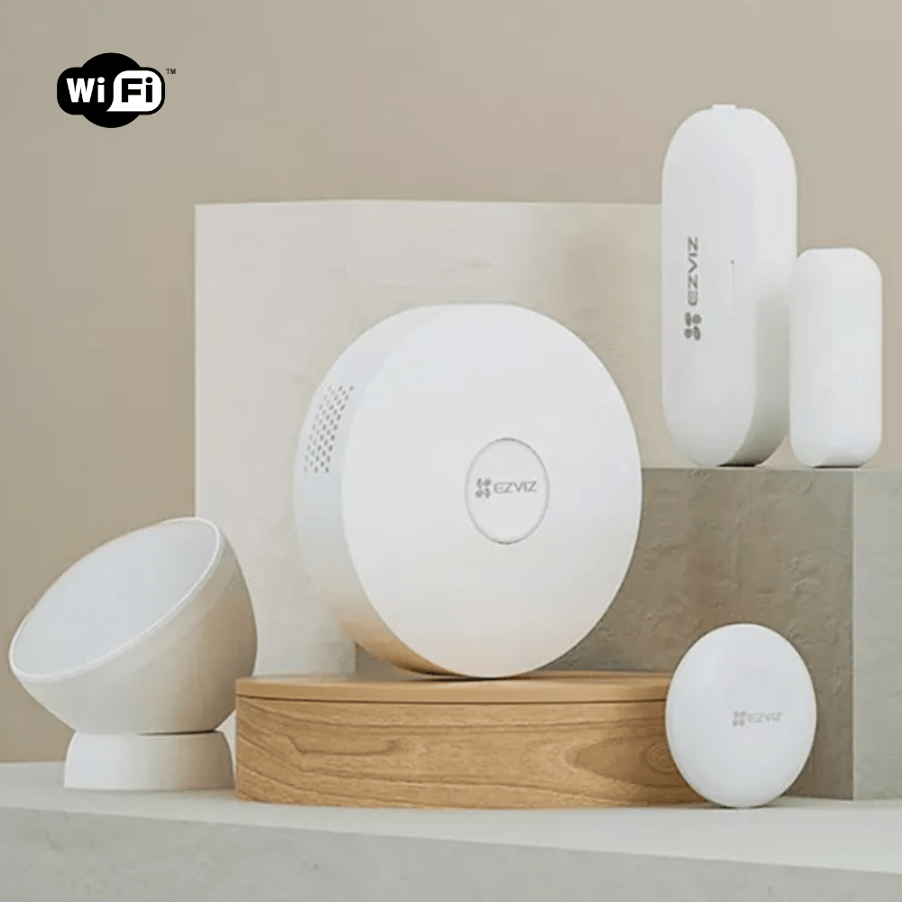 Imagen 2 del producto Kit de sensores de alarma contra intrusos, alcance 7 metros, blanco - Ezviz