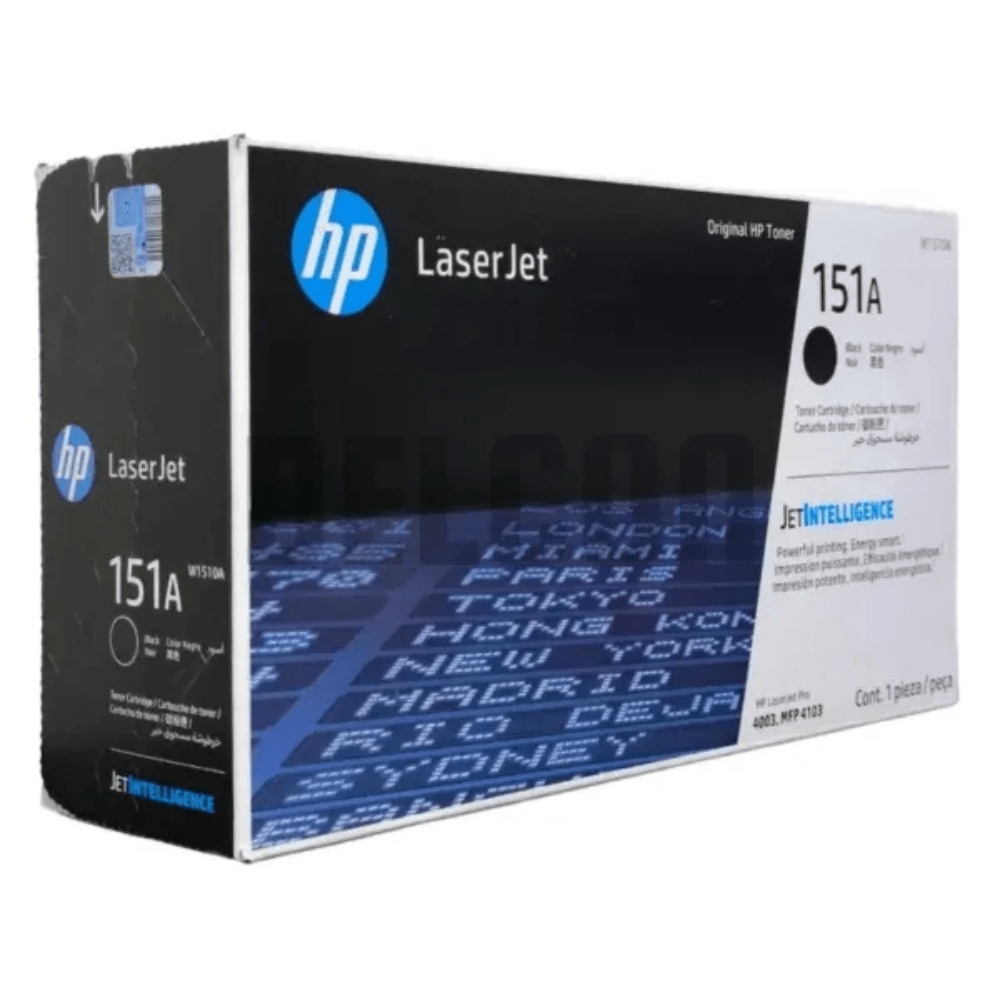 Imagen 2 del producto Tóner HP 151A W1510A, LaserJet Pro 4003/MFP 4103, capacidad 3050 páginas, negro