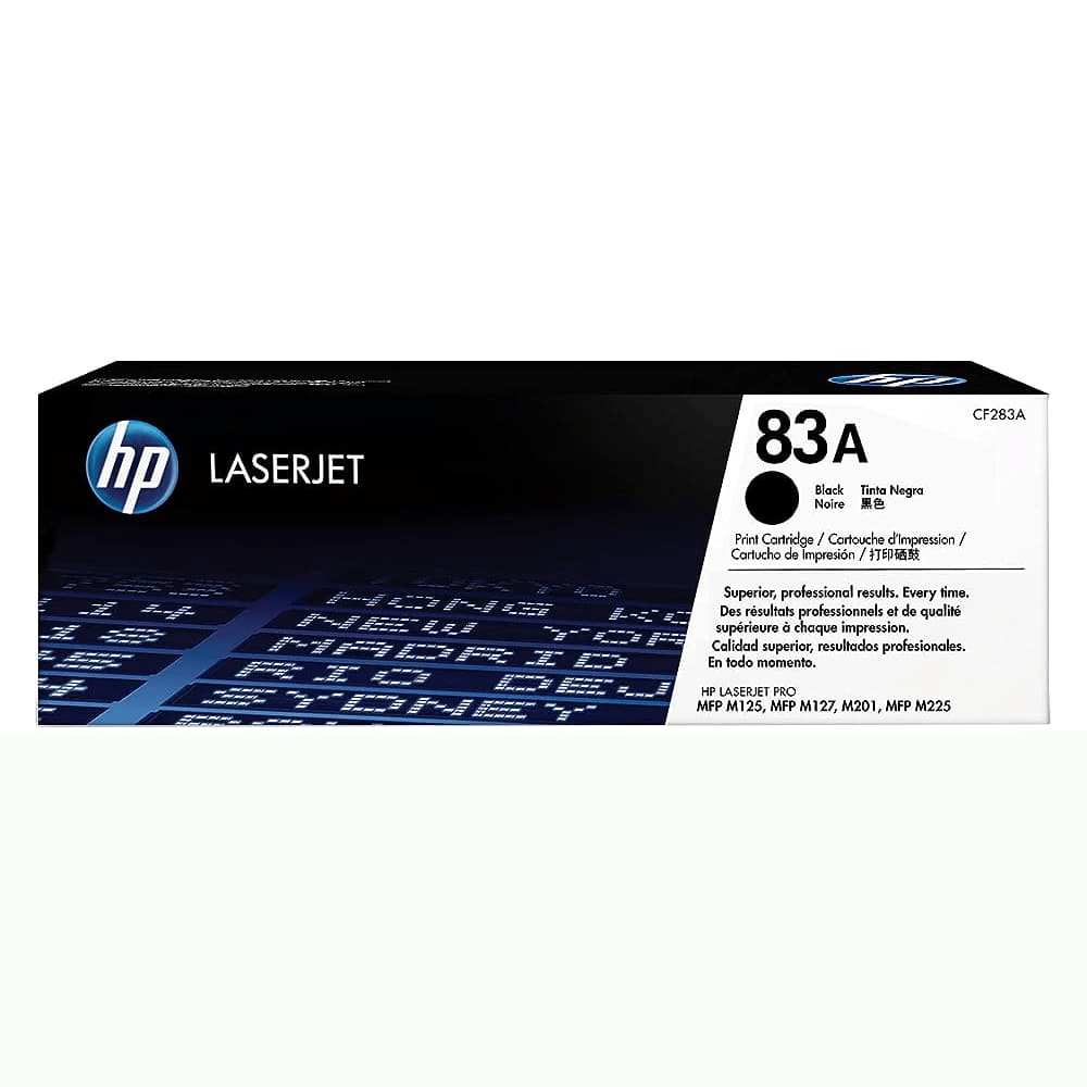 Imagen 1 del producto Tóner Laser Jet Hp 83A Cf283A, M127,M201,M225, 1500 páginas, negro