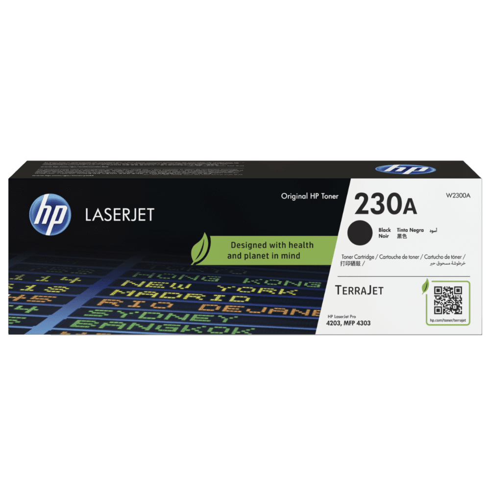 Tóner HP W2300A 230A, (4203dw,4303dw), negro pro