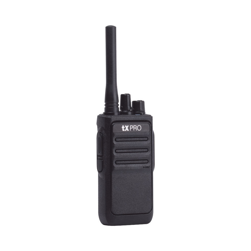 Imagen 2 del producto Radio portátil txPRO TX320 UHF, 2W, 400-470 MHz, 16 canales, función Vox, negro