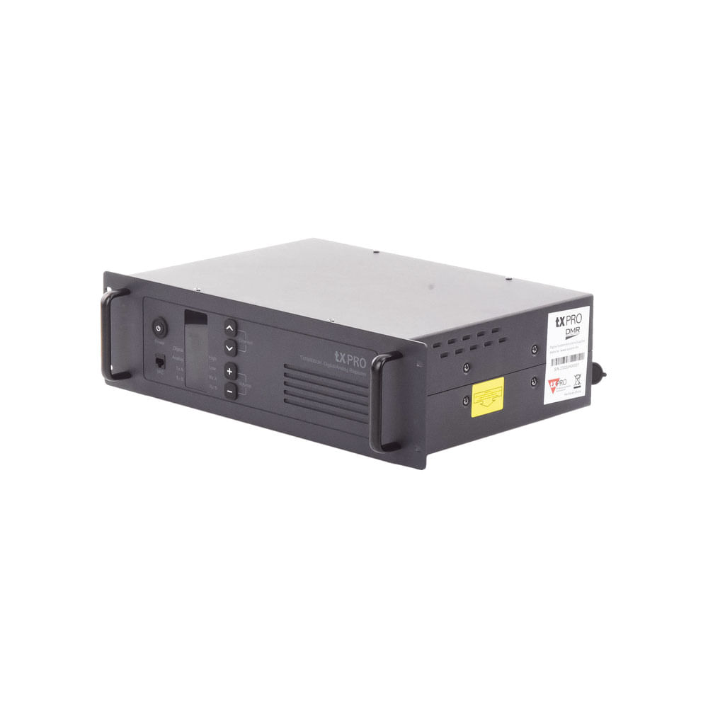 Imagen 2 del producto Repetidor txPRO TXR8500V VHF, 136-174 MHz, 50W, DMR, doble llamada, negro