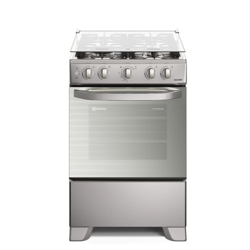 Cocina Electrolux FE4PMR Efficient VaporBake 12000 W, 4 quemadores, 70 litros, triple llama, plateado