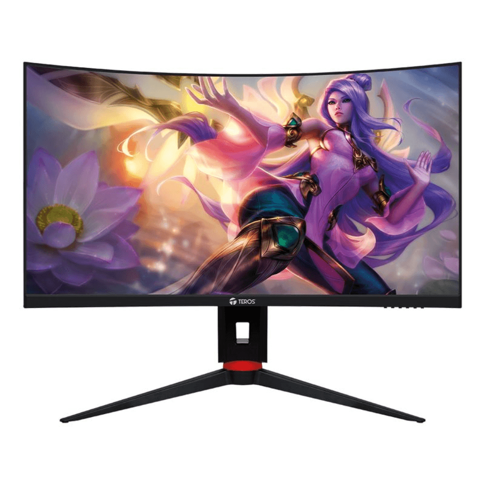 Monitor curvo gamer Teros 27" TE-2766G VA, FHD(1920x1080), 16:10, 180 Hz, 1 ms, negro