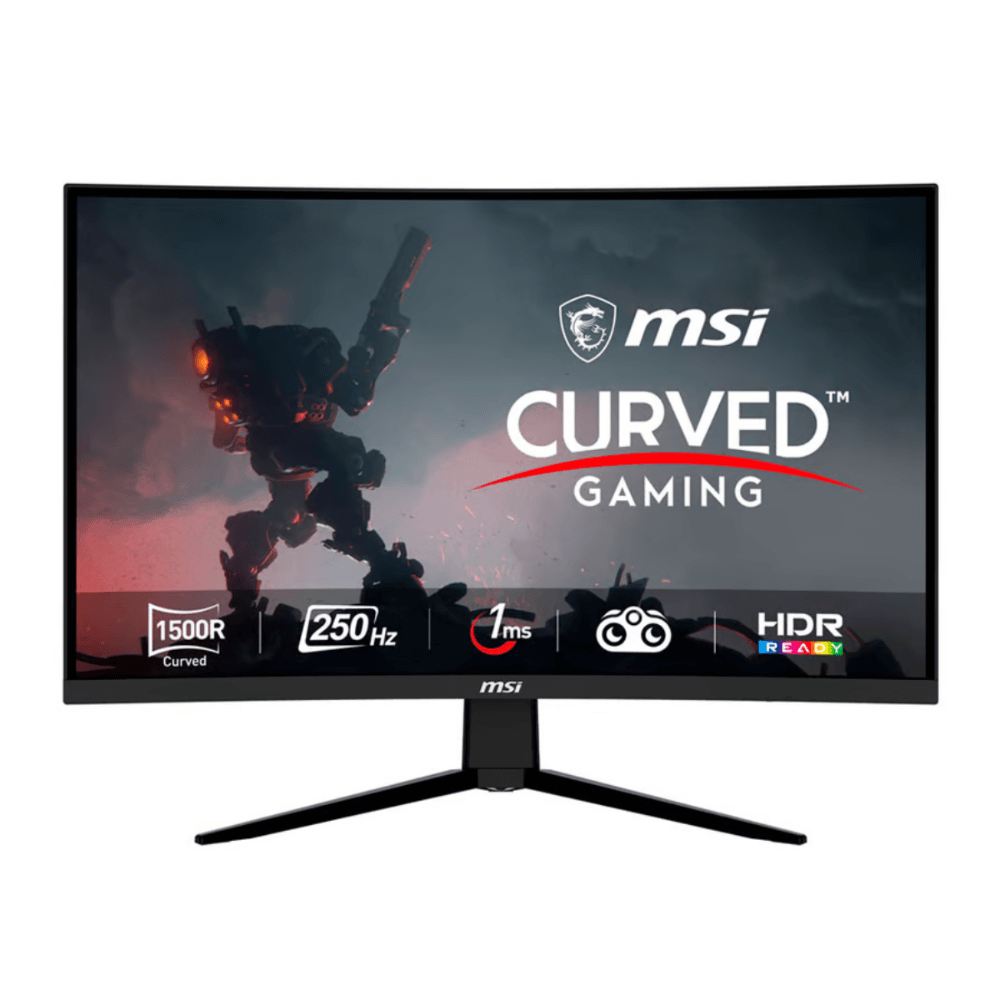 Monitor curvo gamer MSI 32" MAG G32C4X, FHD, 250HZ, 1MS, 16:9, negro