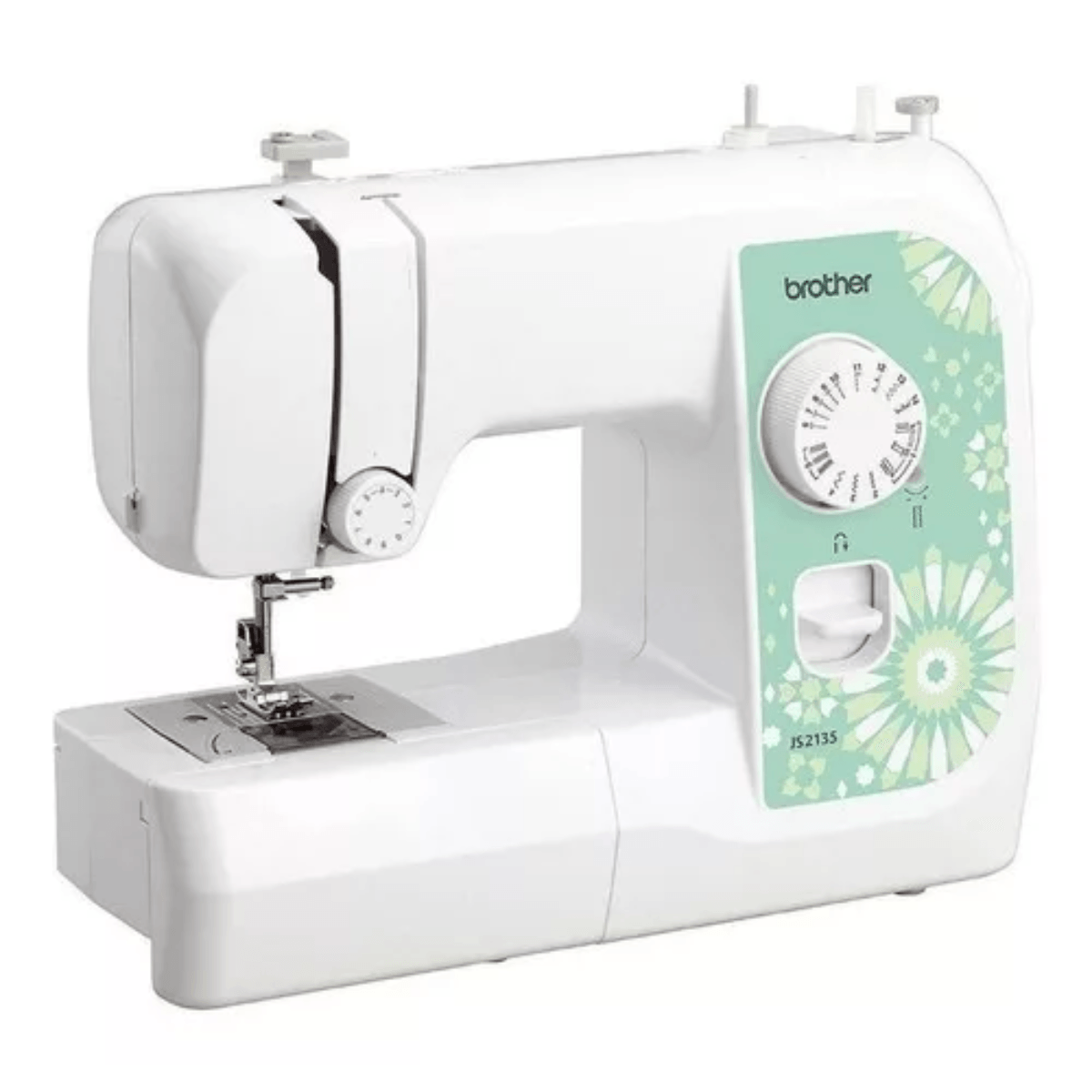 Imagen 2 del producto Máquina de coser Brother JS2135, 220V, 14 puntadas, blanco