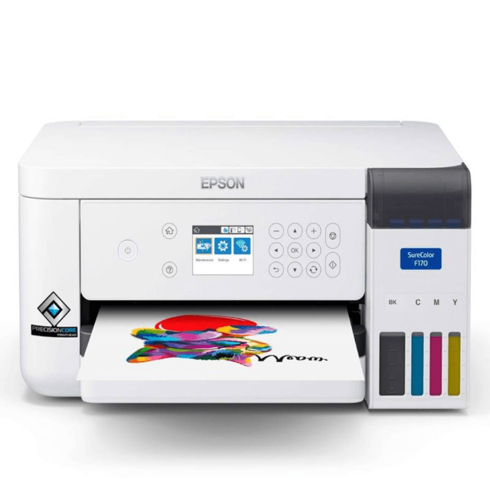 Imagen 2 del producto Impresora de sublimación Epson Sure color F170, USB, Wireless, inyección, inalámbrica, Wi-Fi, A4