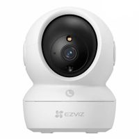 Cámara de seguridad Ezviz H6C PRO 2K 3MP, detección de ruidos, visión nocturna, 360°, blanco