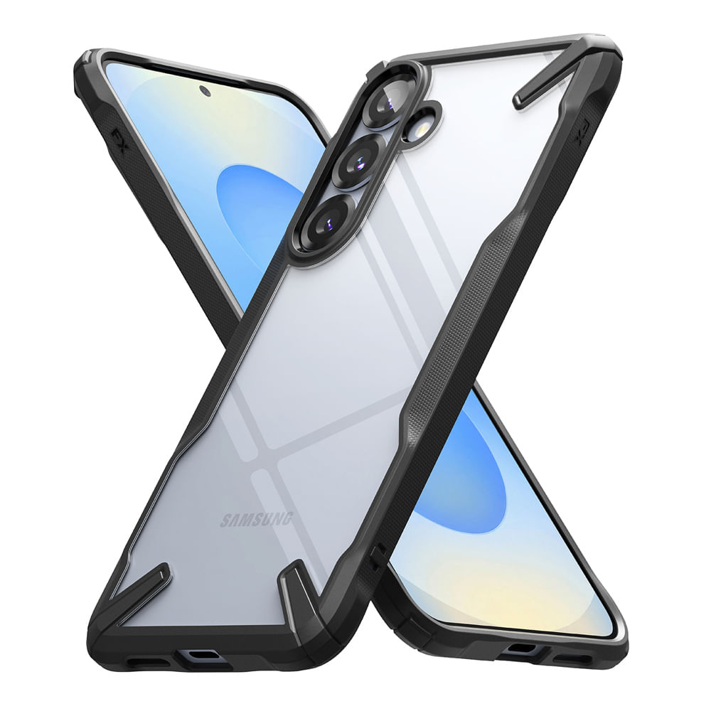 Case para Samsung Galaxy S25 Plus Fusion X, negro