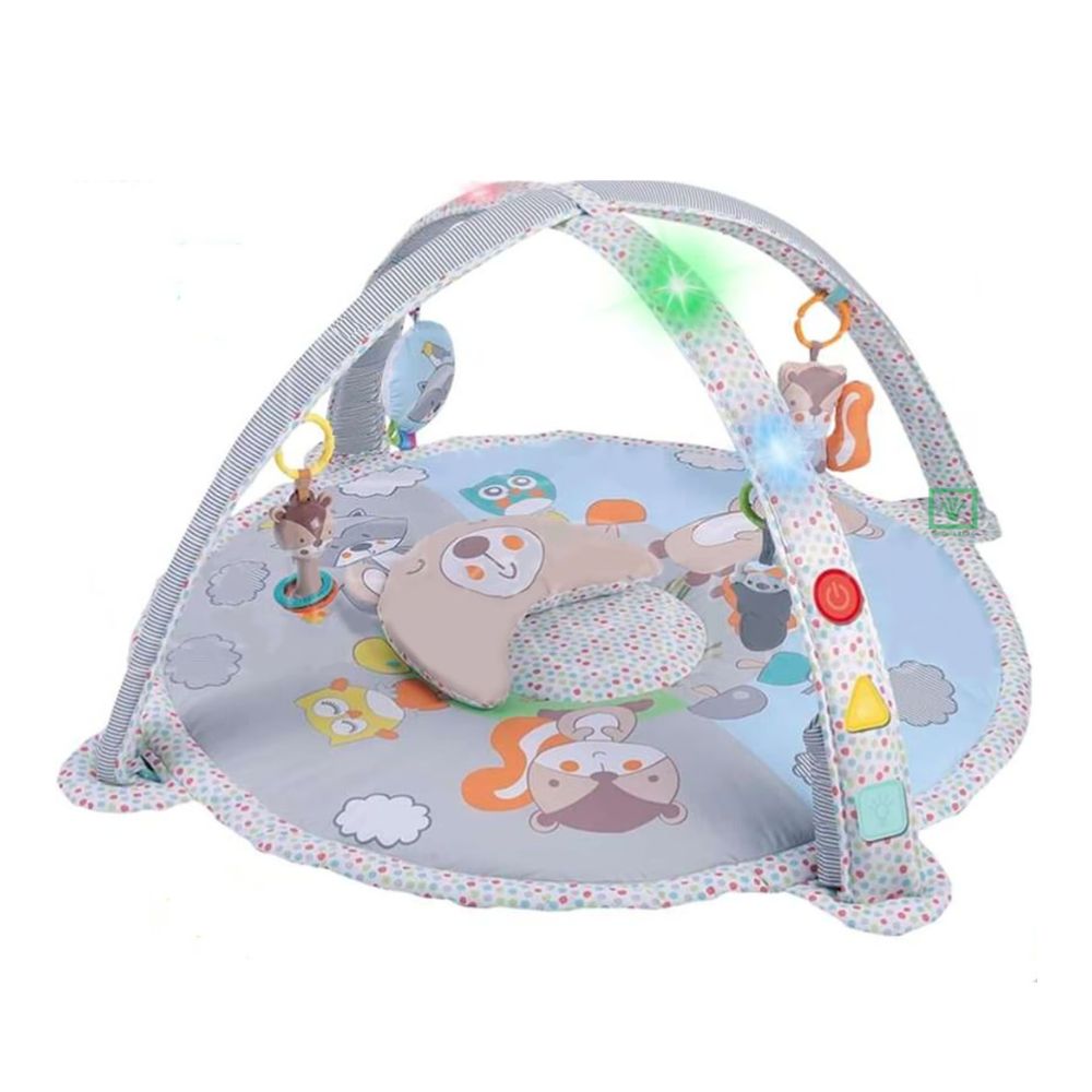 Imagen 2 del producto Gimnasio musical Baby kits Konig Kids, con luces, sonidos, almohada, gris