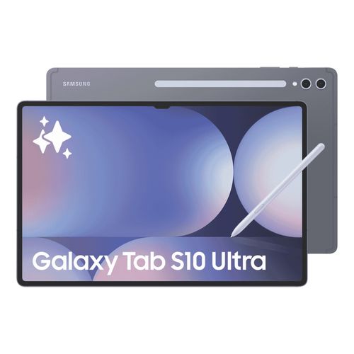 Tablet Samsung Tab S10 Ultra 14.6" 256GB, 12GB RAM, 13MP + 8MP/12MP + 12MP, gris + Lápiz + Teclado