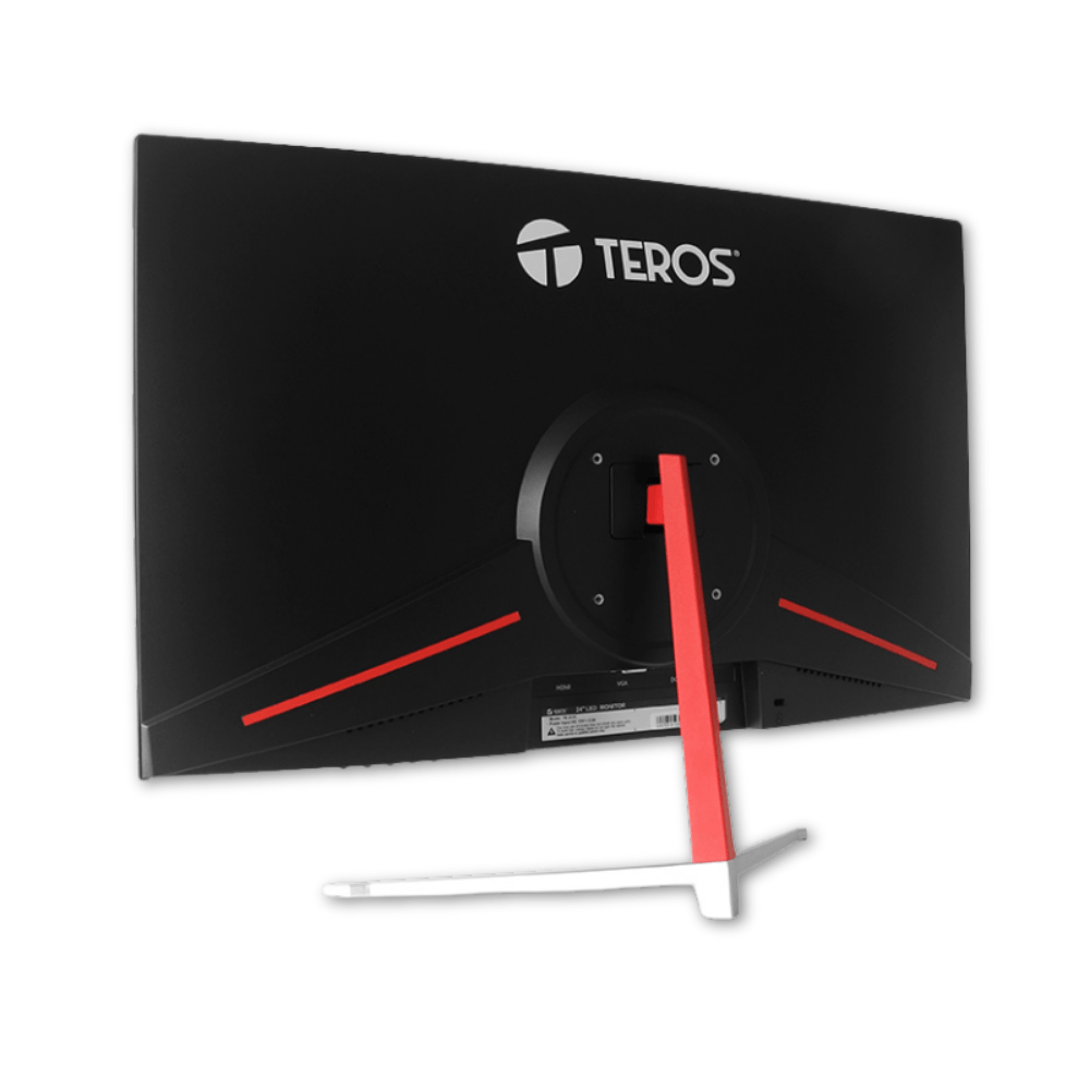 Imagen 2 del producto Monitor curvo TEROS TE-2402S, 23.8"" FHD VA, HDMI, VGA, negro