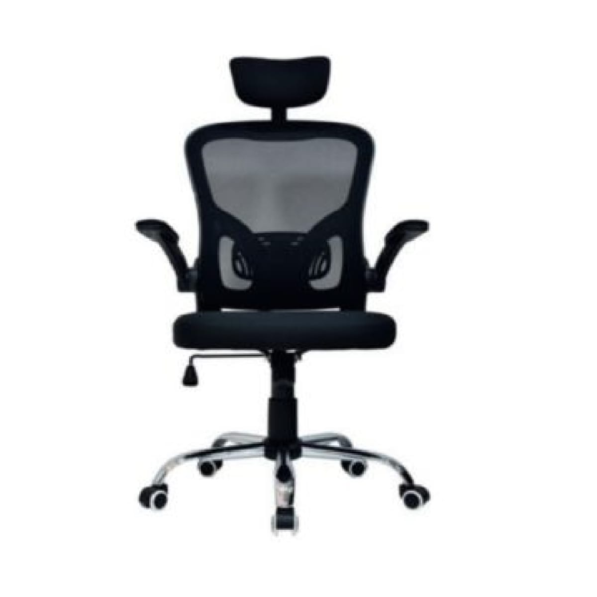 Imagen 2 del producto Silla para oficina MobelArt Presidente Atos, base cromada, negro