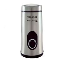 Molinillo de café Taurus Aromatic 150W, acero inoxidable, 50 gramos de capacidad, plateado