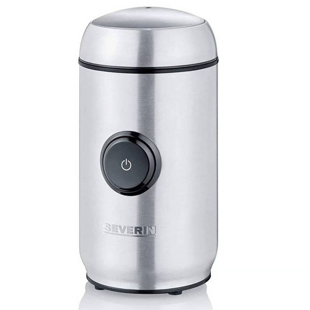 Imagen 1 del producto Molinillo de café portátil KM 3879 150W, acero inoxidable, 50 g de capacidad, plateado