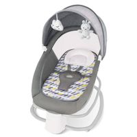 Mecedora Babycam para bebé recién nacido Deluxe, eléctrica, control app, gris
