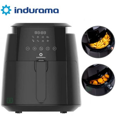 Imagen 2 del producto Freidora de aire Indurama FAI-35DN, 3.5 litros, 8 funciones, cesta antiadherente, negro