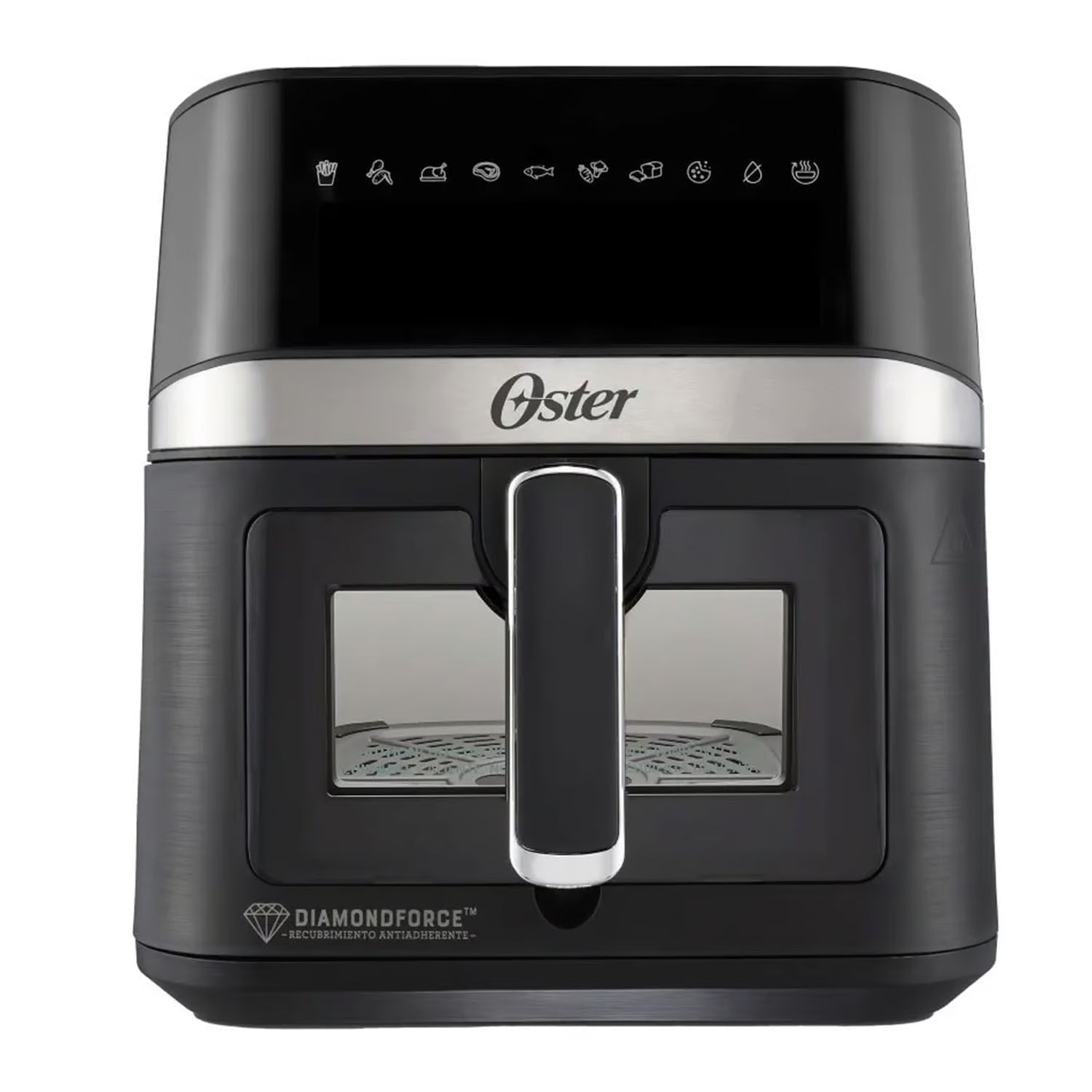 Imagen 1 del producto Freidora de aire digital Oster, 10 programas, 6 litros, negro - CKSTAF60WDDF