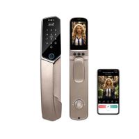 Cerradura Smart, 6 modos de apertura, para exterior, gold